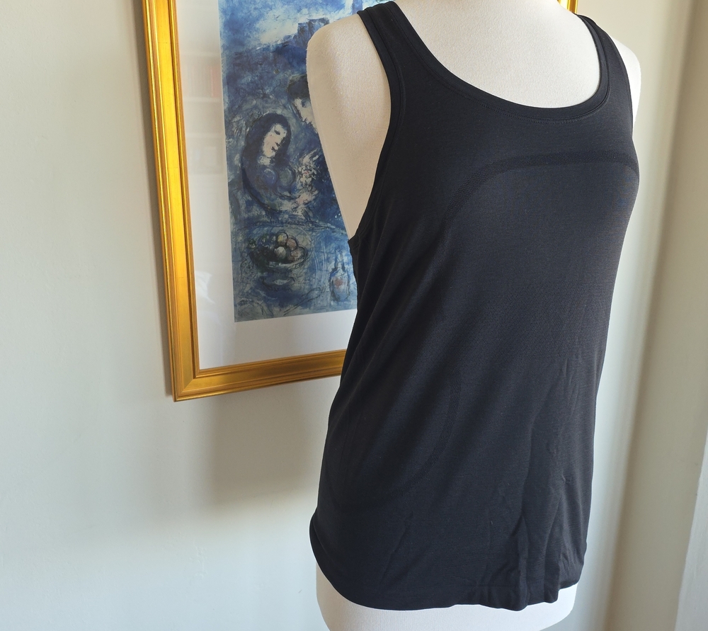 2 lululemon athletica Black Gray Swiftly Tanks - Picture 5 of 12